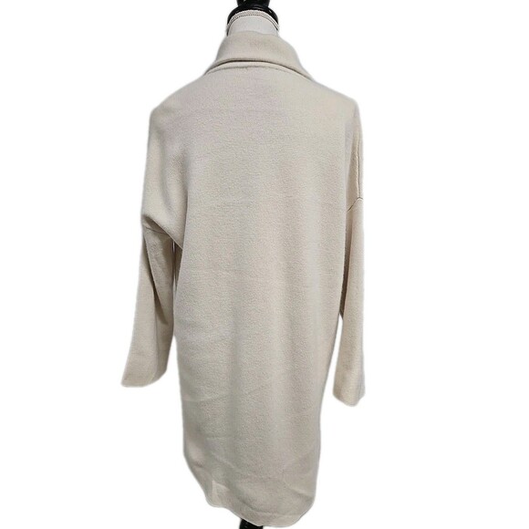 The Cashmere Project 100% Cashmere Cardigan Sweater Pockets Cream Women’s Size M - Picture 3 of 9
